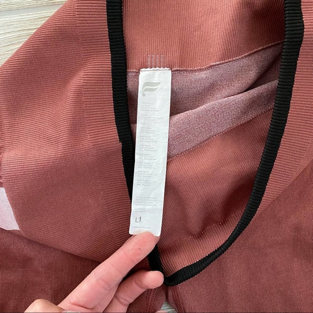 Fabletics‎ Color Block Seamless High Waisted Leggings - Picture 7 of 10